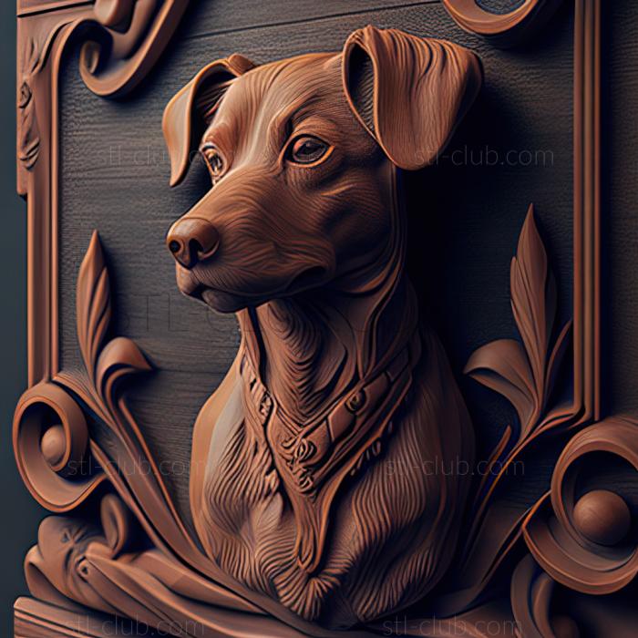 3D model st dog (STL)